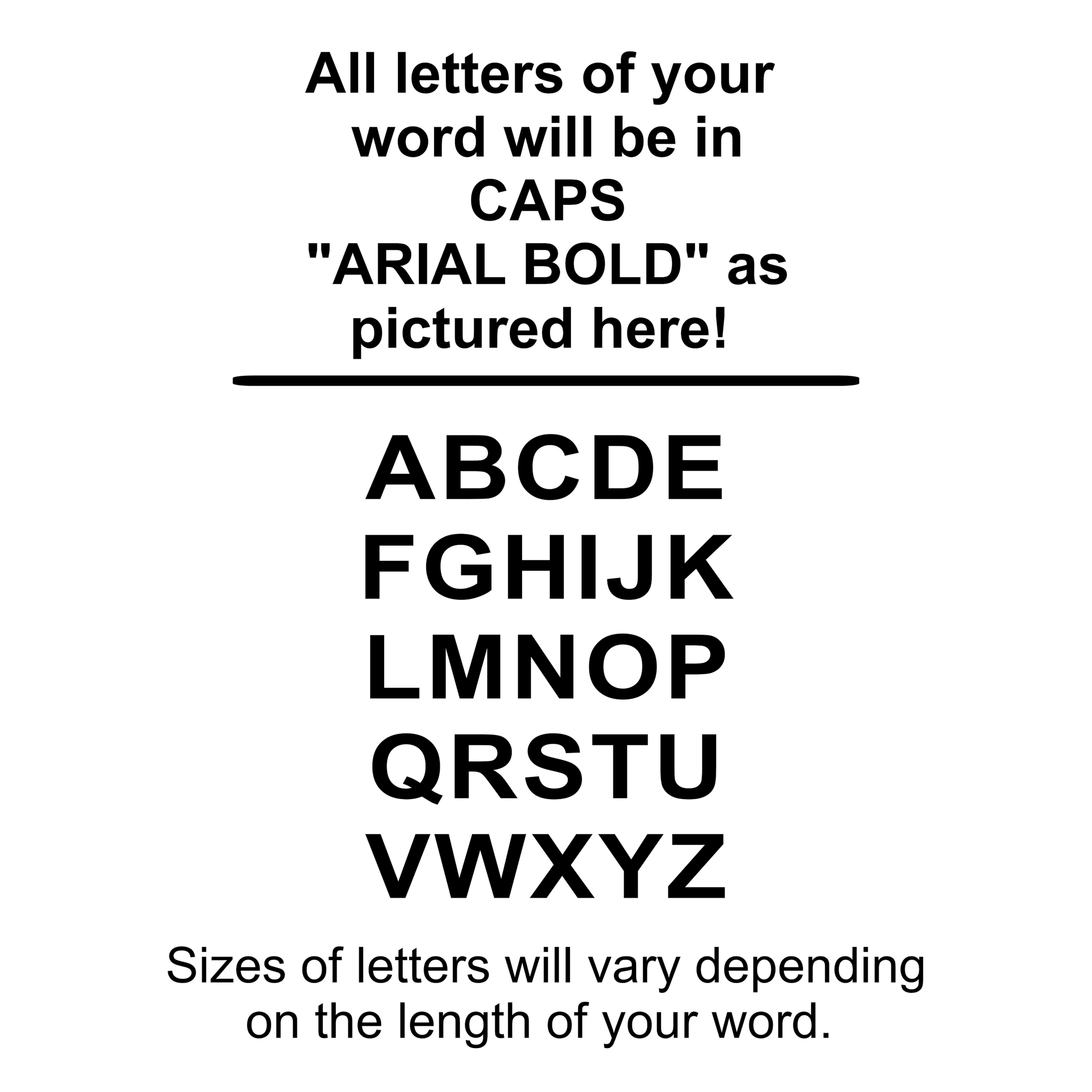 Large Location Word Sign