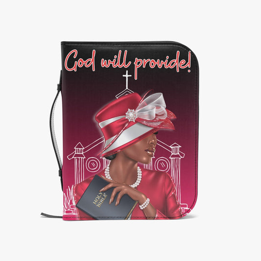 "Premium 'God Will Provide' Bible Cover - Inspirational Christian Scripture Protector | Durable, Stylish, and Faith-Based"