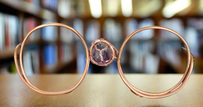 Copper Glasses Frames With No Lenses