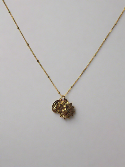 The Little Sacred Heart® and Miraculous Medal Necklace
