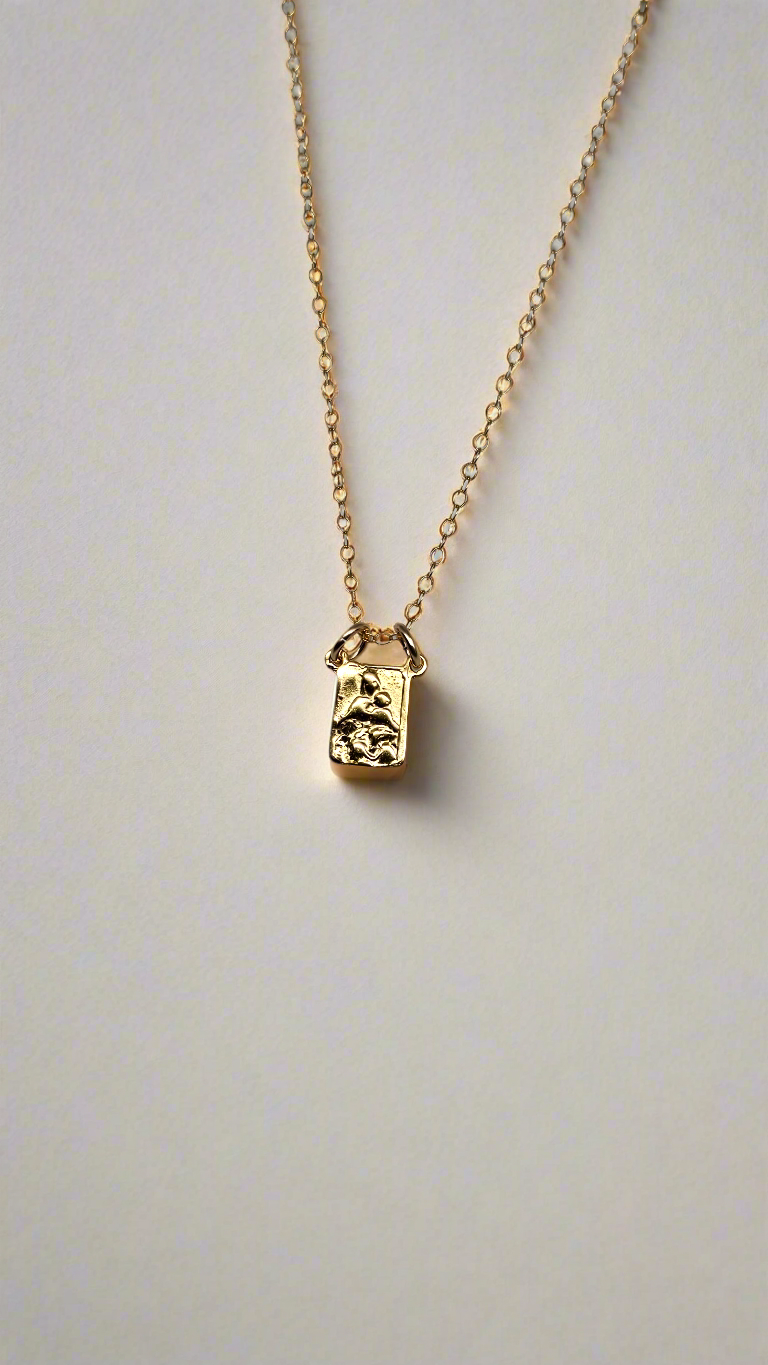 Gold Vermeil Scapular Necklace