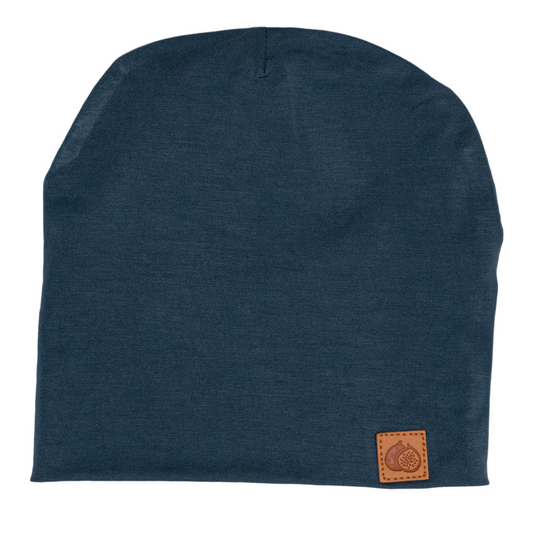 Midnight Navy Bamboo Beanie