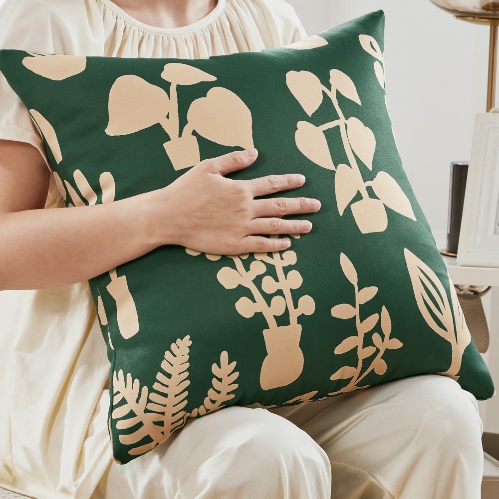 Bohome Foliage Cushion Covers