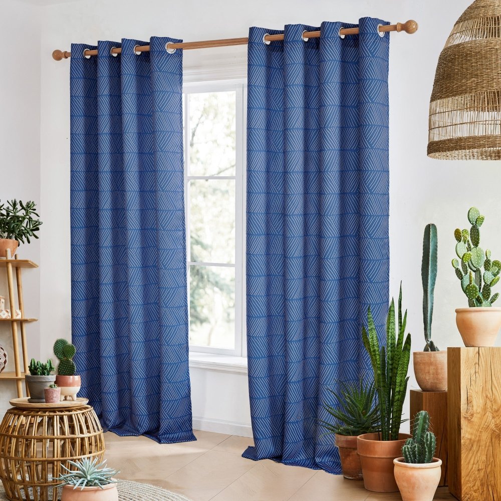Bohome Rattan Blackout Curtains