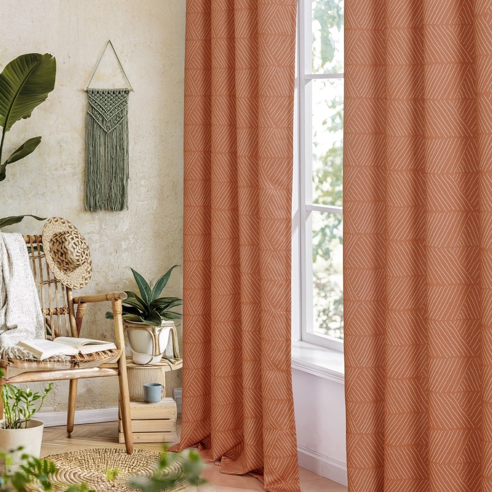 Bohome Rattan Blackout Curtains