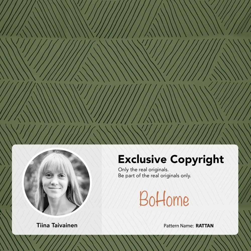 Bohome Rattan Blackout Curtains