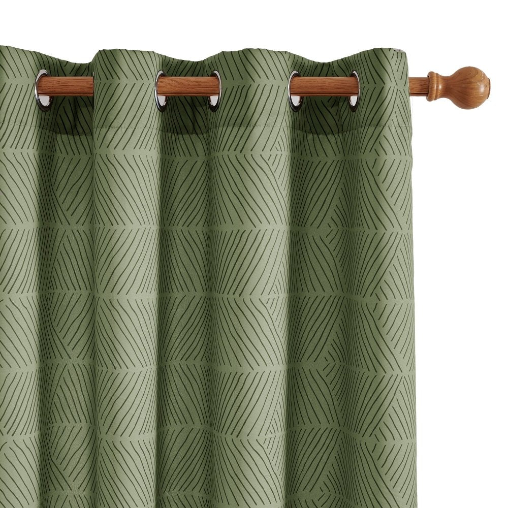 Bohome Rattan Blackout Curtains