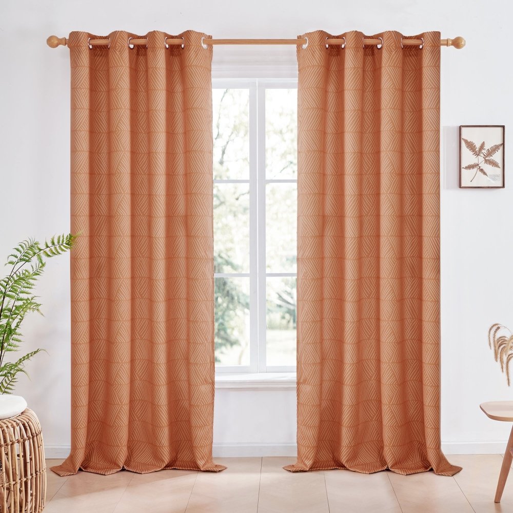 Bohome Rattan Blackout Curtains