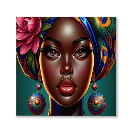 African Queen Series #10, African American Art Work, Africa, Wall Art, Home Decor