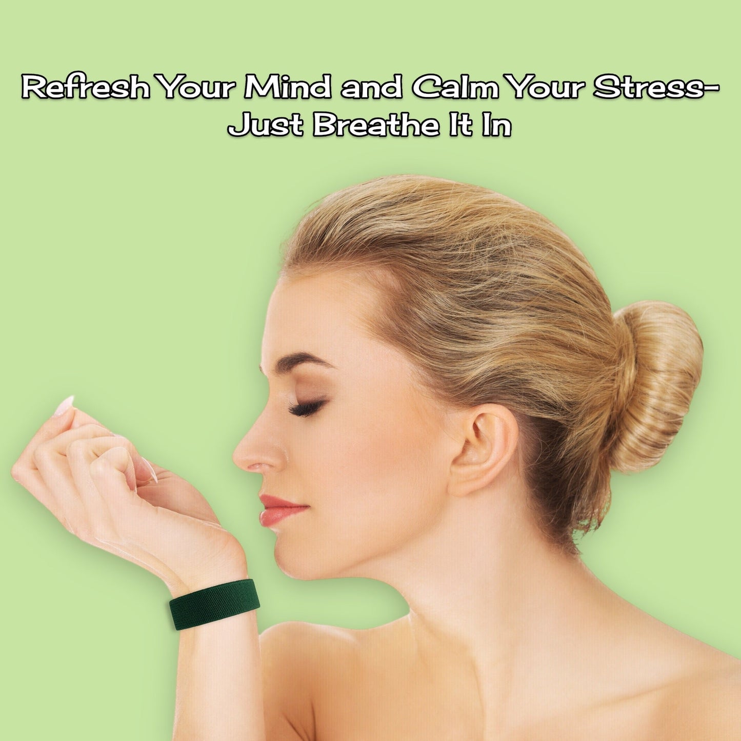 Stress Relief Bracelet – Mood & Balance Support, Rose Aromatherapy