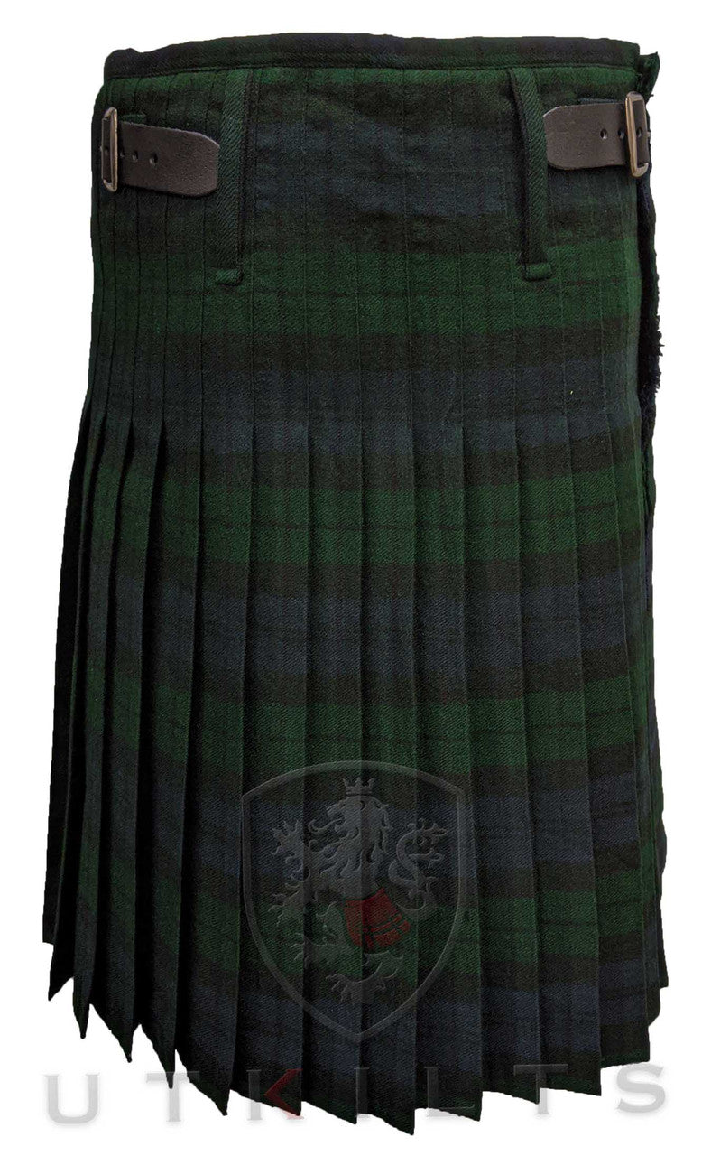 Traditional Kilt – Standard Wool, Black Watch