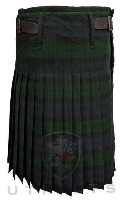 Traditional Kilt – Standard Wool, Black Watch