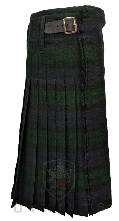 Traditional Kilt – Standard Wool, Black Watch