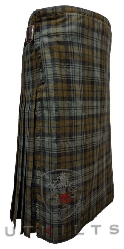 Traditional Kilt – Standard Wool, Black Watch Weathered