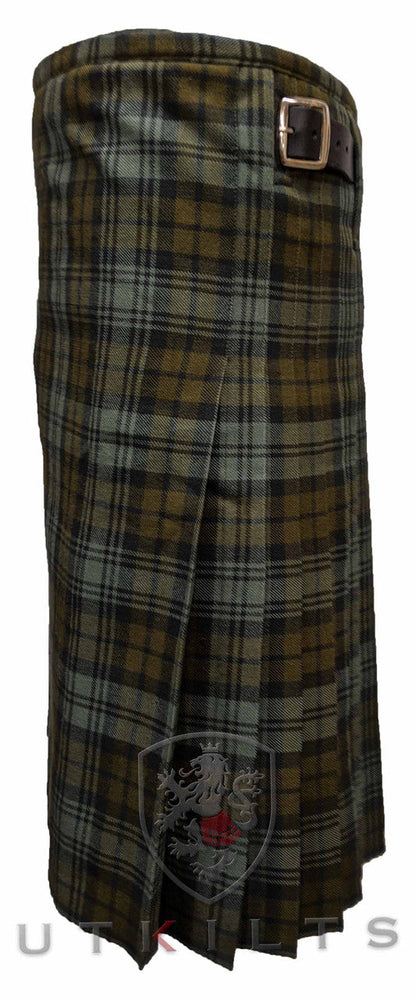 Traditional Kilt – Standard Wool, Black Watch Weathered