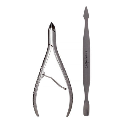 SALLY HANSEN Nip'em Neat-Cuticle Nipper + Pusher