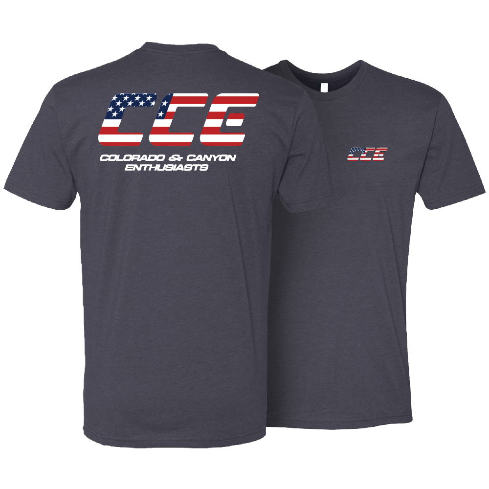 CCE T-Shirt Flag "Colorado & Canyon Enthusiasts"