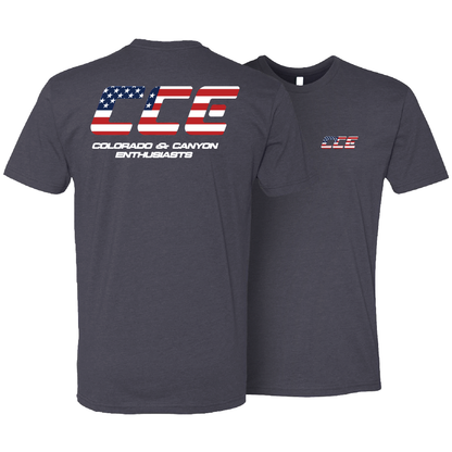 CCE T-Shirt Flag "Colorado & Canyon Enthusiasts"