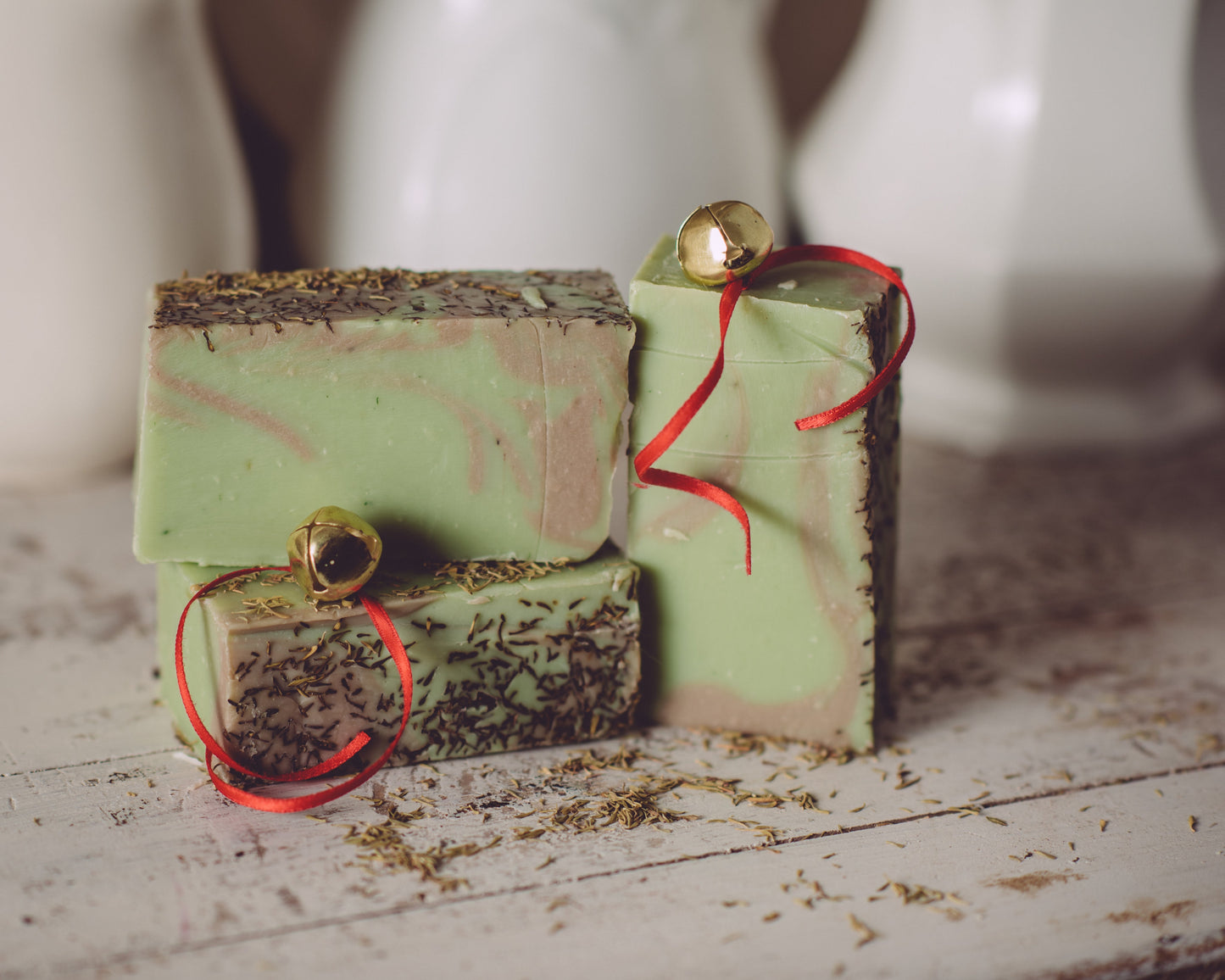 Christmas Thyme Organic Handmade Soap – Earthy, Cozy & Herbaceous | Sweet Harvest Farms