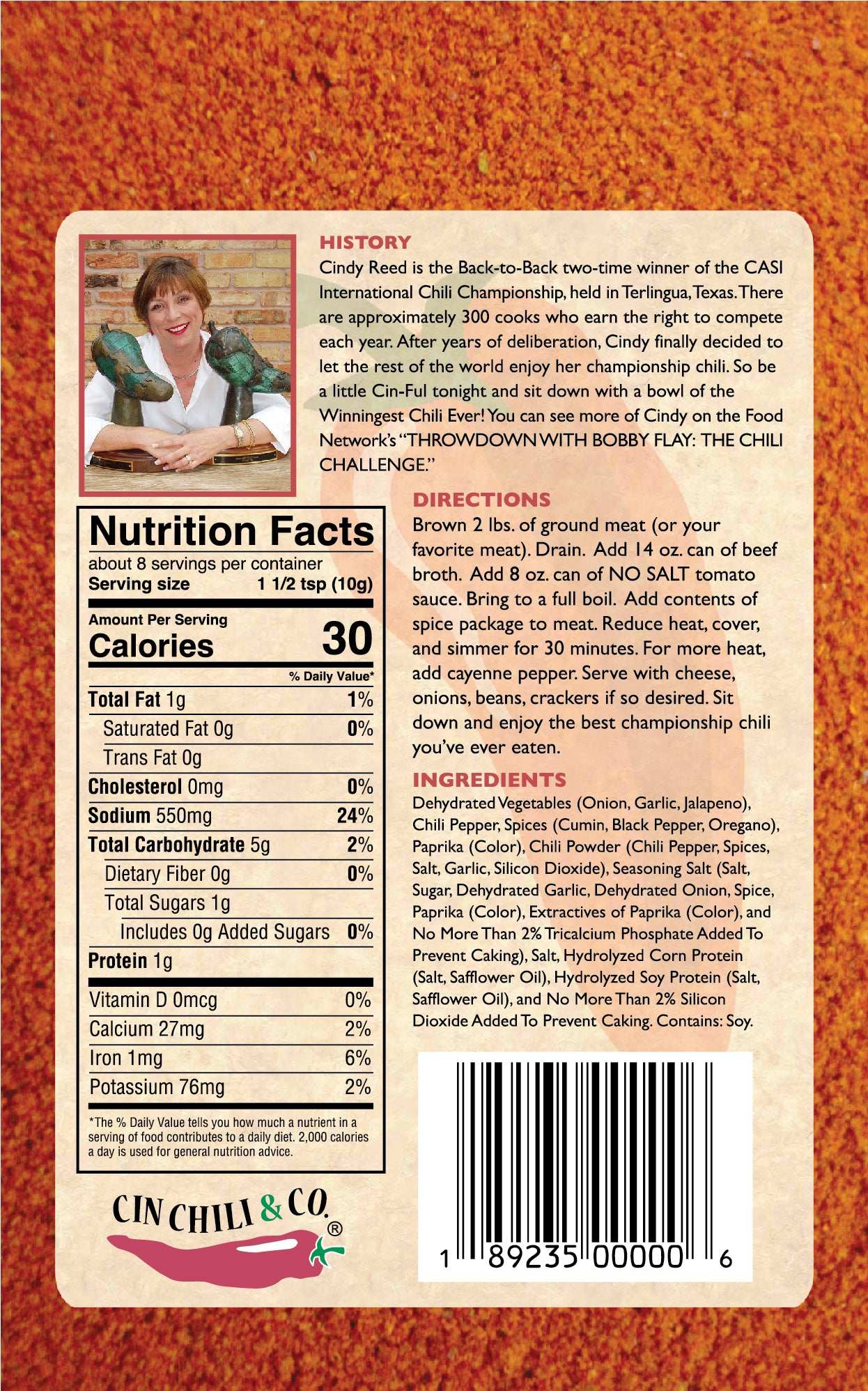 Cin Chili Gift Box - Pack of 6