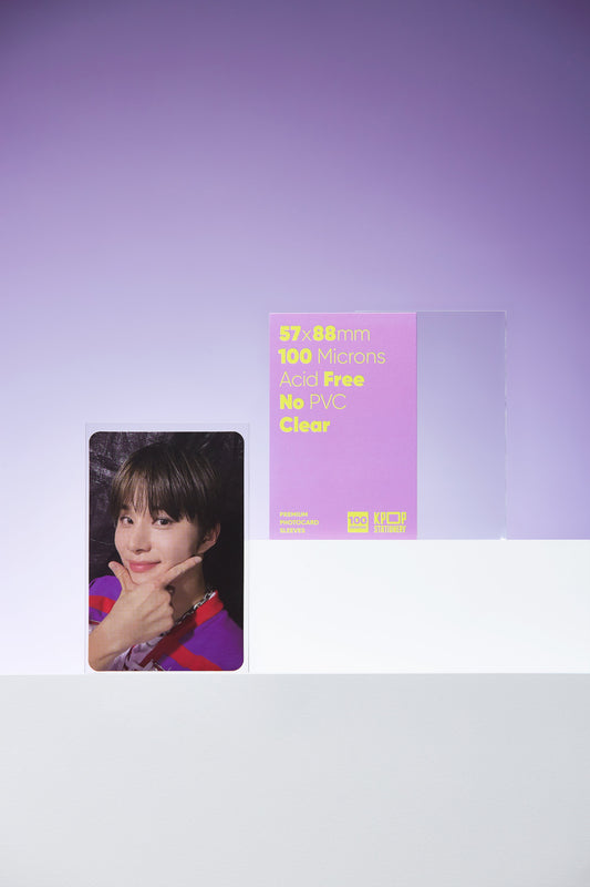 [The Standard] Premium Clear Photocard Sleeves, 57 x 88mm