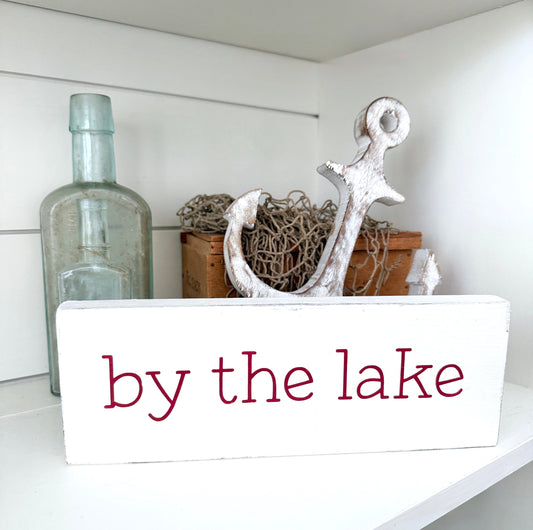 By the Lake Sign