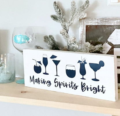 Making spirits bright sign