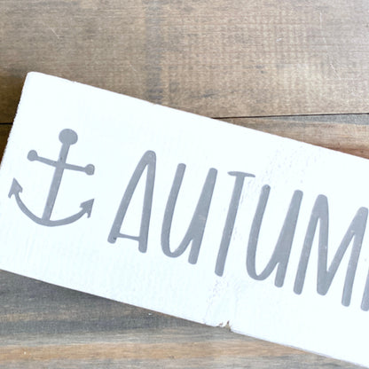 Autumn Anchor Sign
