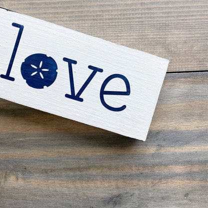 Small Love Sand Dollar Sign