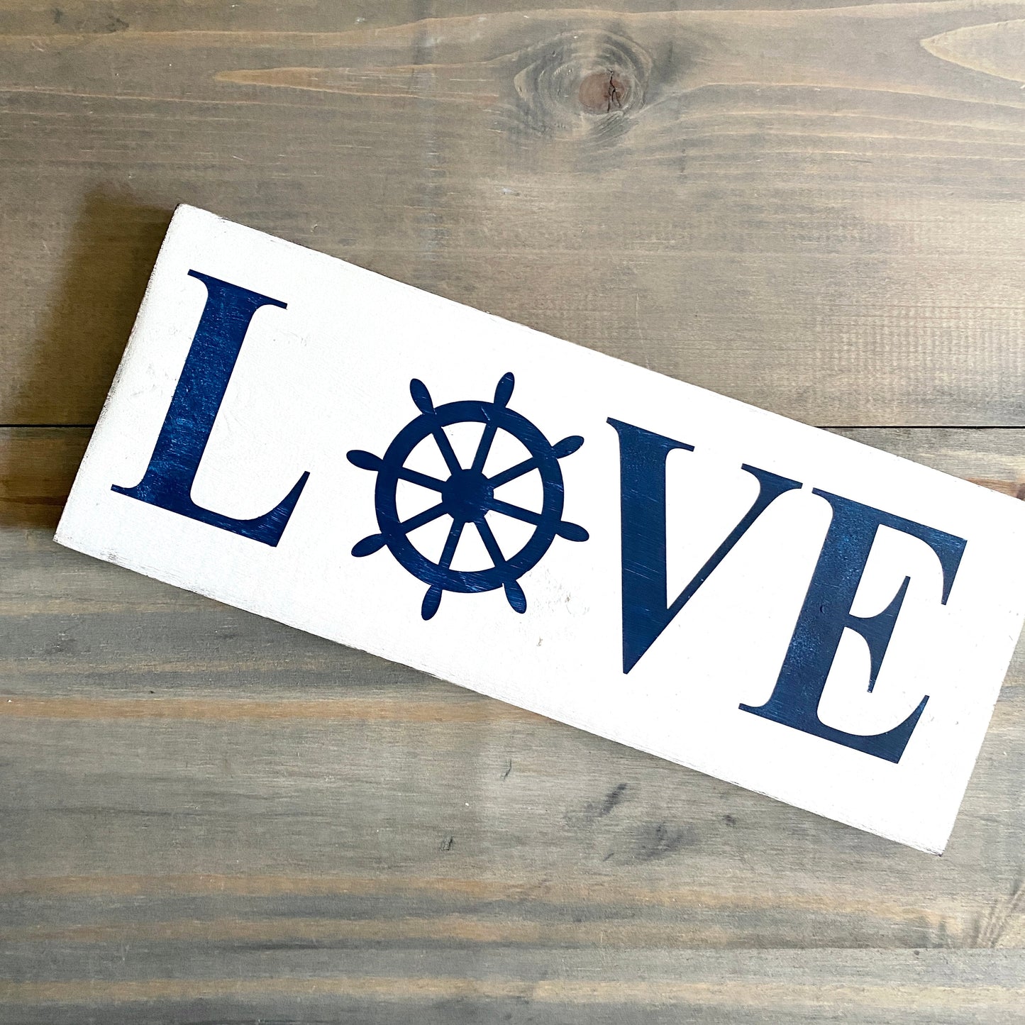 Ship Wheel Love Sign