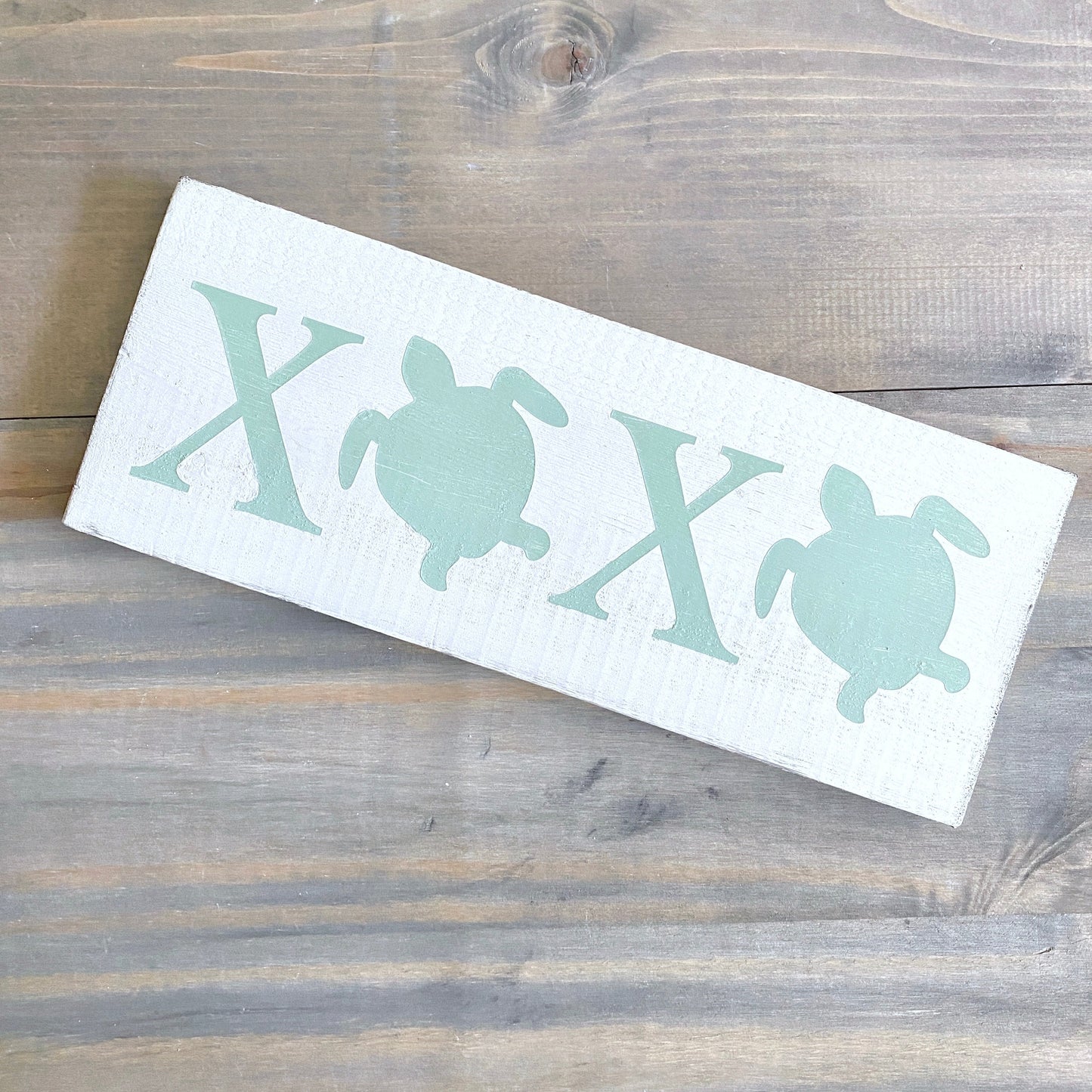 Sea Turtle XOXO Sign