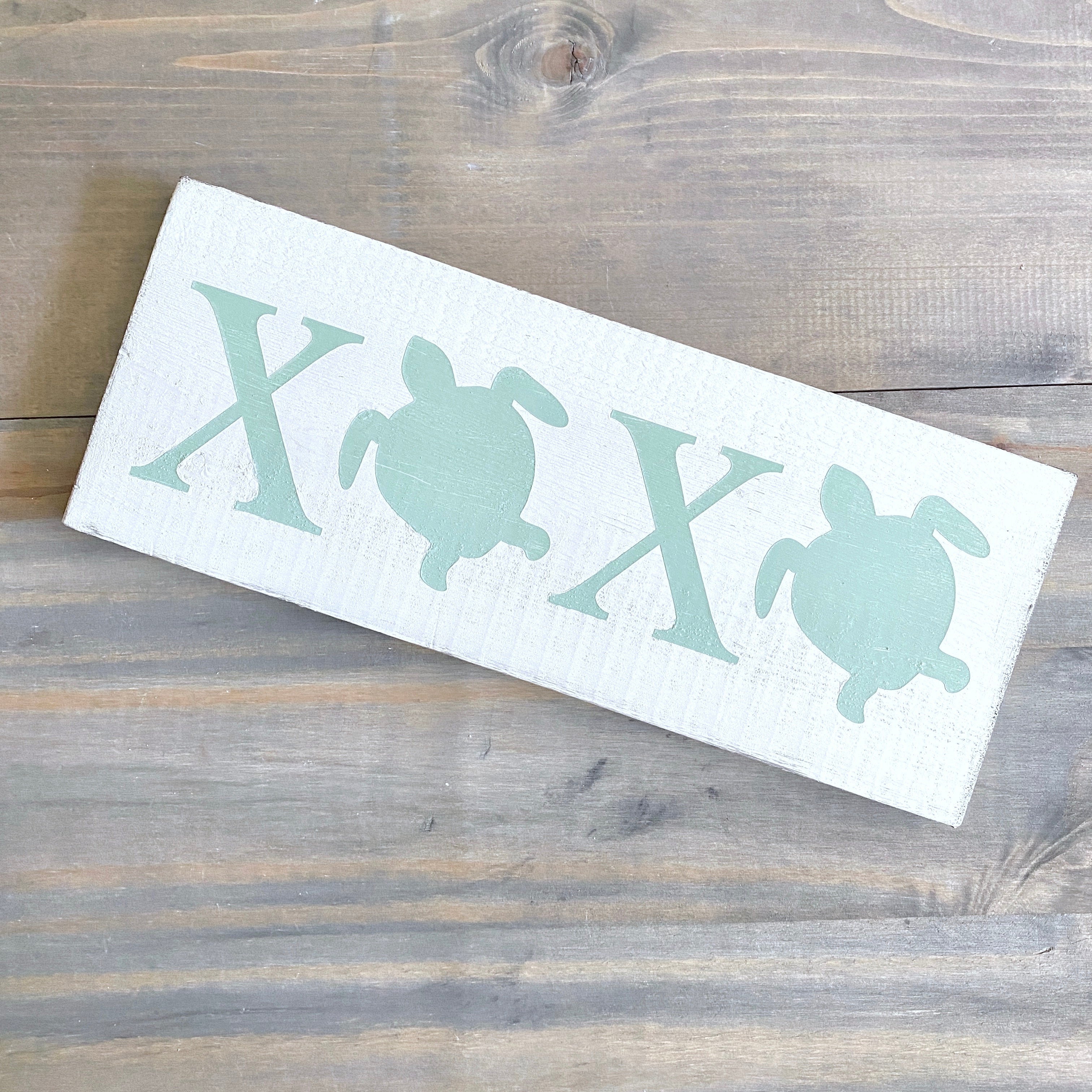 Sea Turtle XOXO Sign