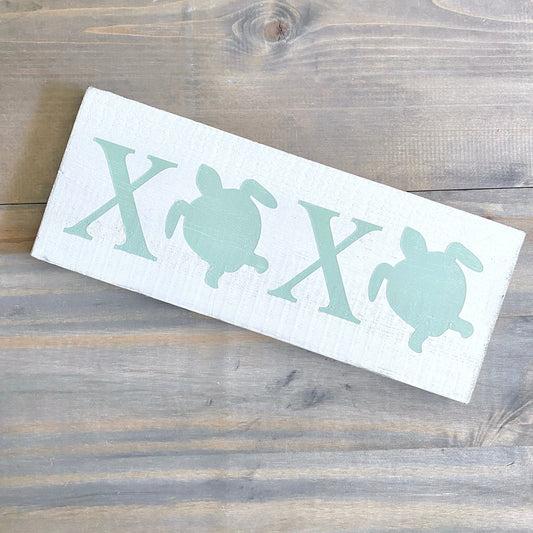 Sea Turtle XOXO Sign
