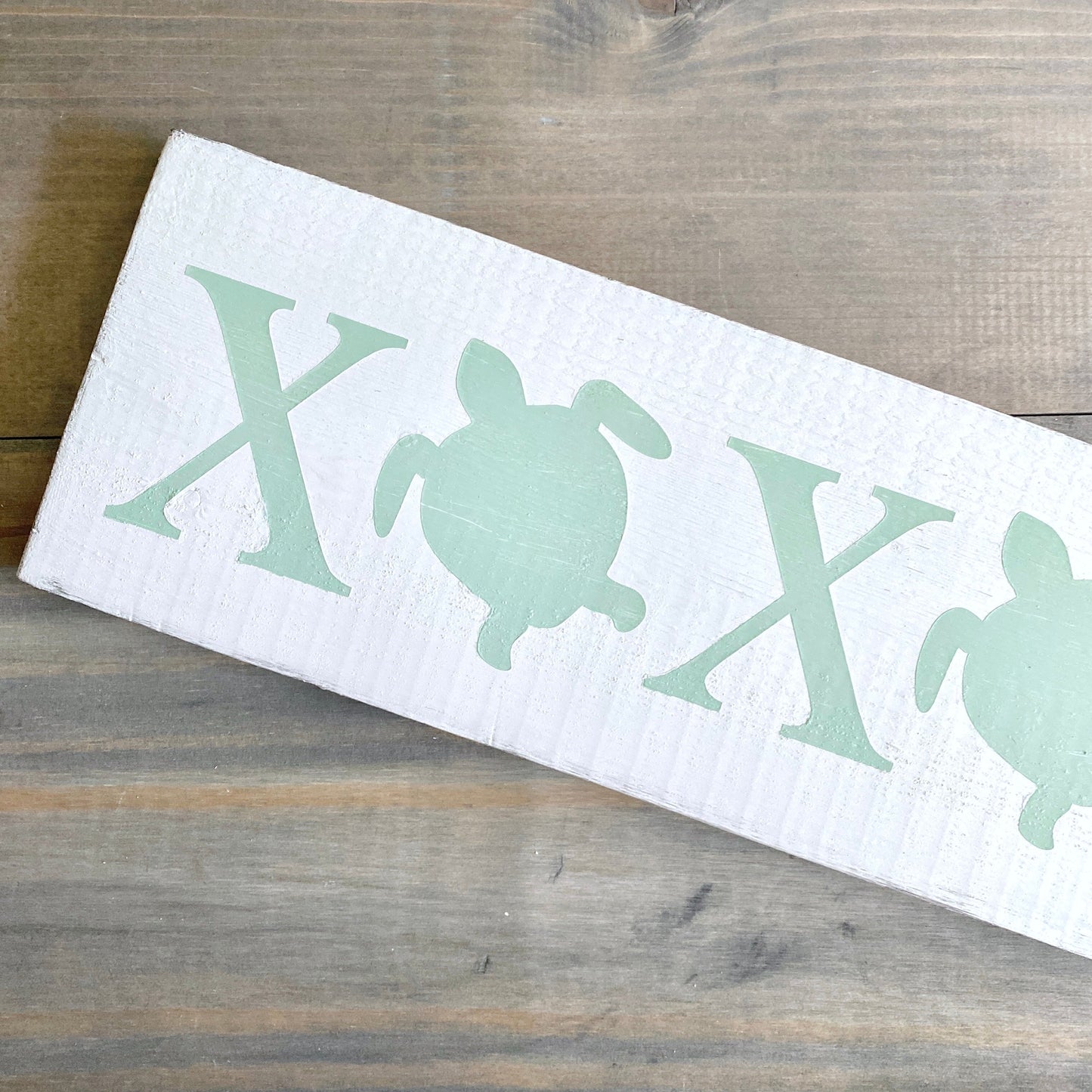 Sea Turtle XOXO Sign