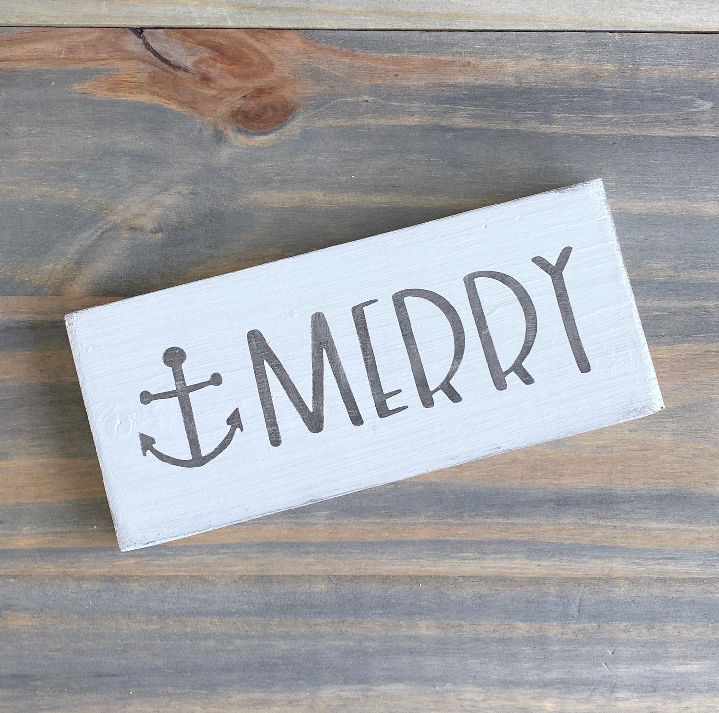 Merry Anchor Sign
