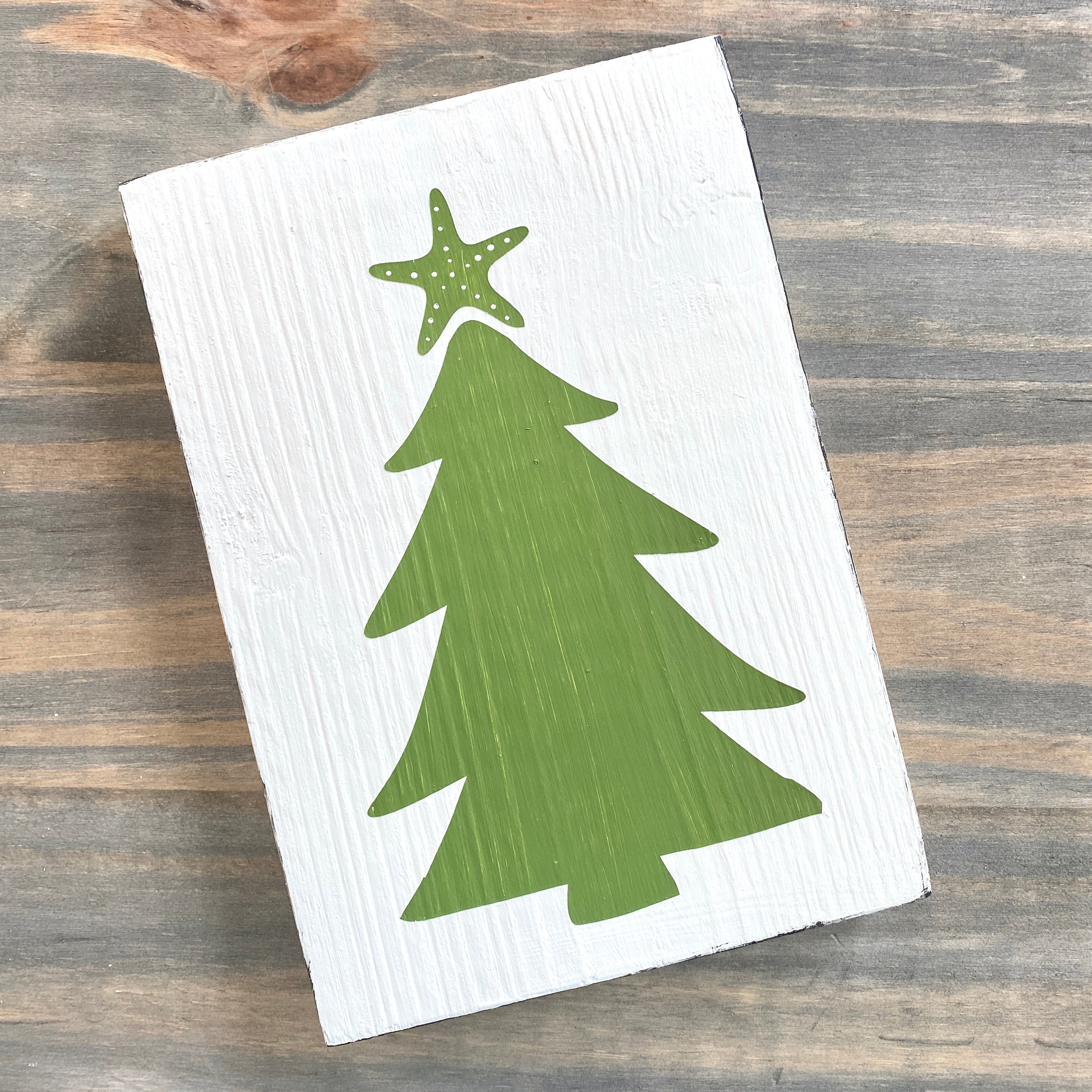 Starfish Christmas Tree Sign