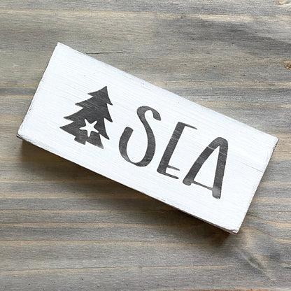 Sea Christmas Sign