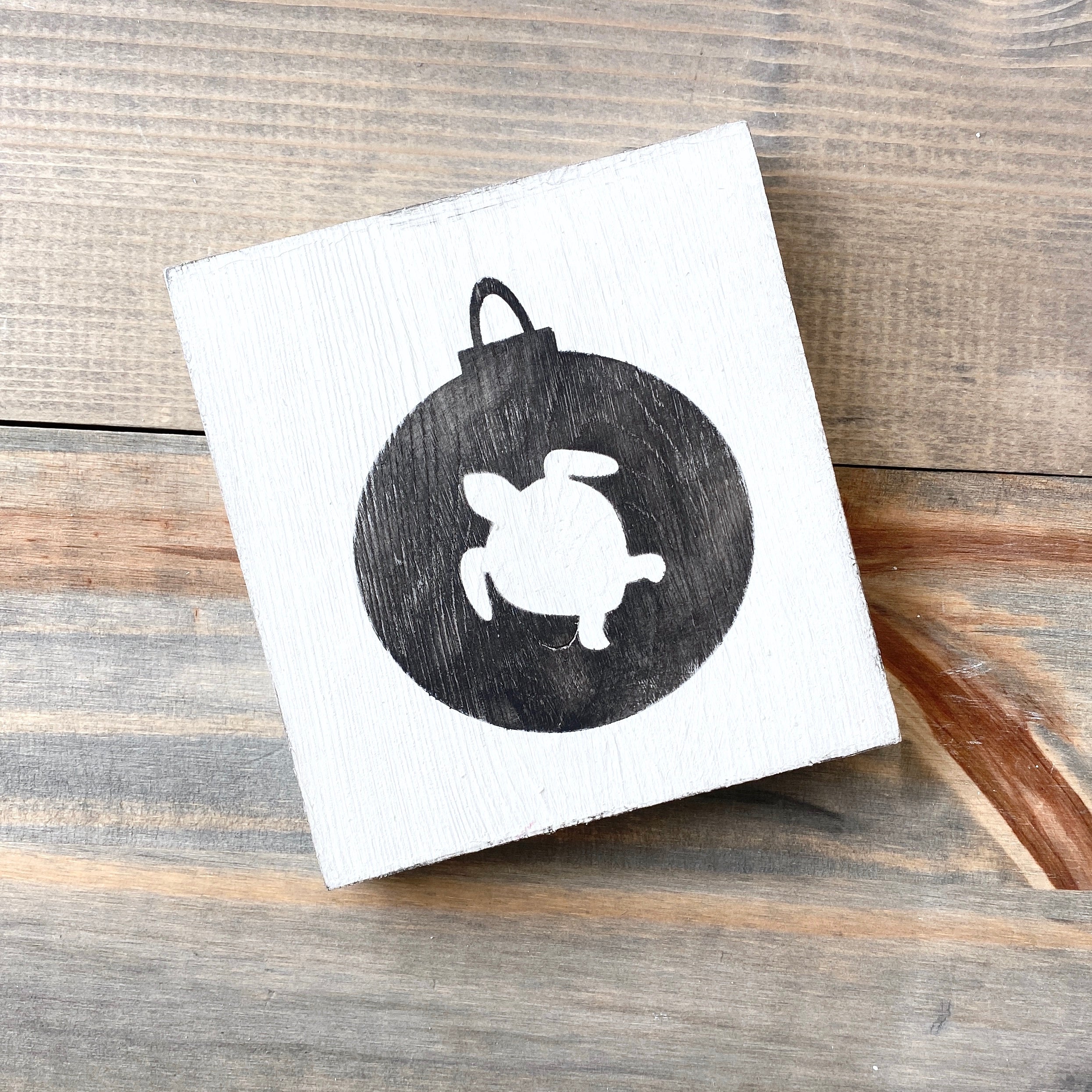 Sea Turtle Ornament Sign