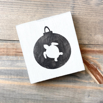 Sea Turtle Ornament Sign