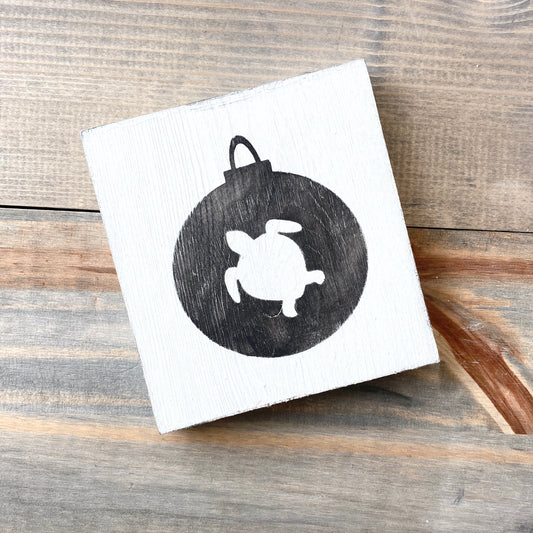 Sea Turtle Ornament Sign