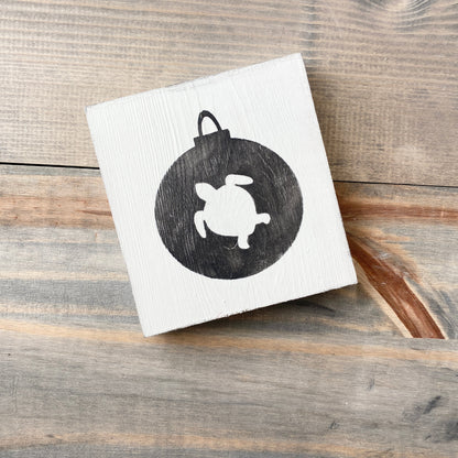 Sea Turtle Ornament Sign