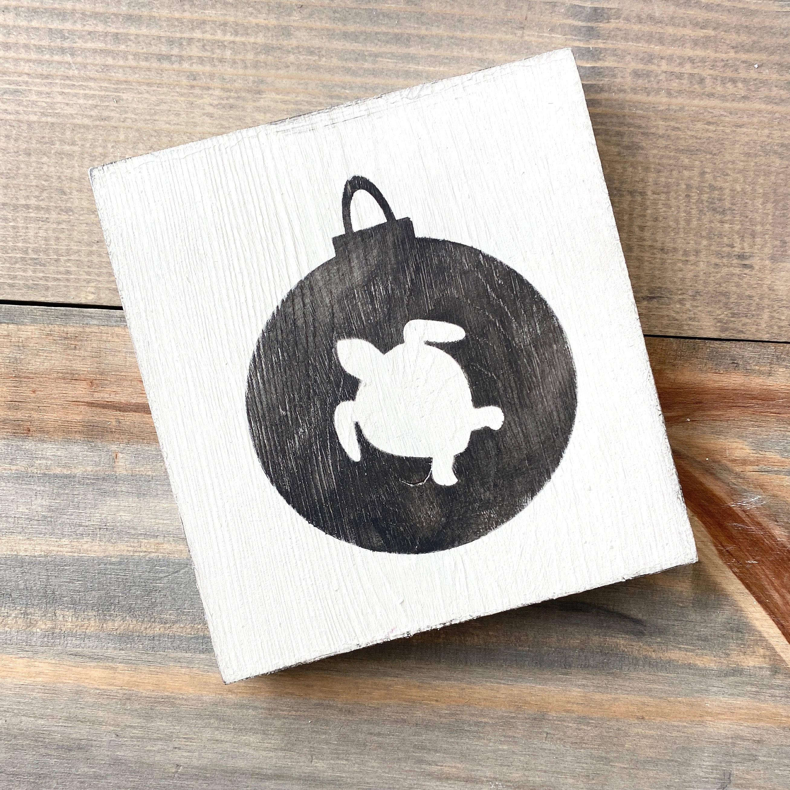 Sea Turtle Ornament Sign