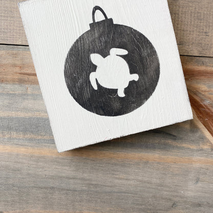 Sea Turtle Ornament Sign