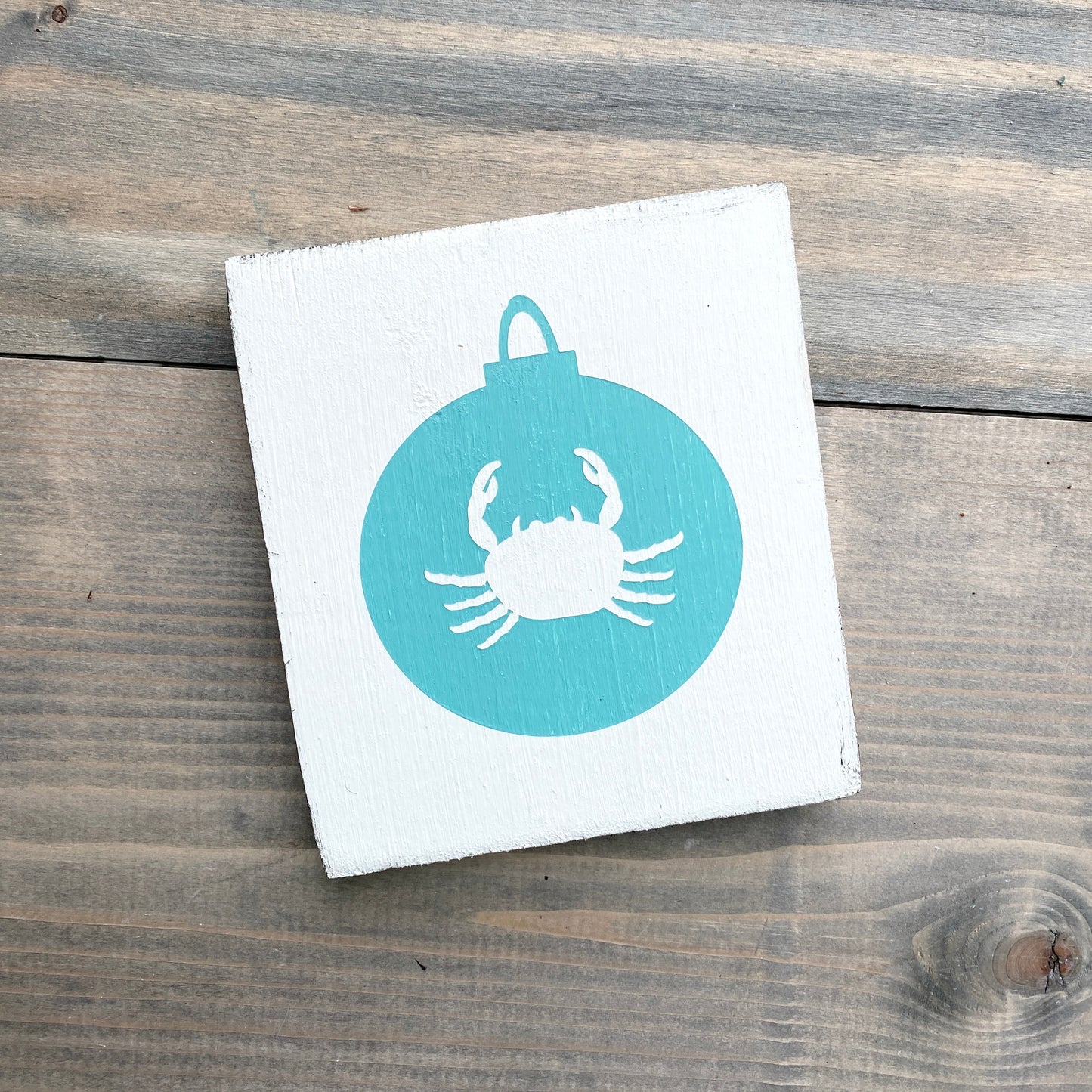 Crab Ornament Sign