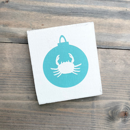Crab Ornament Sign