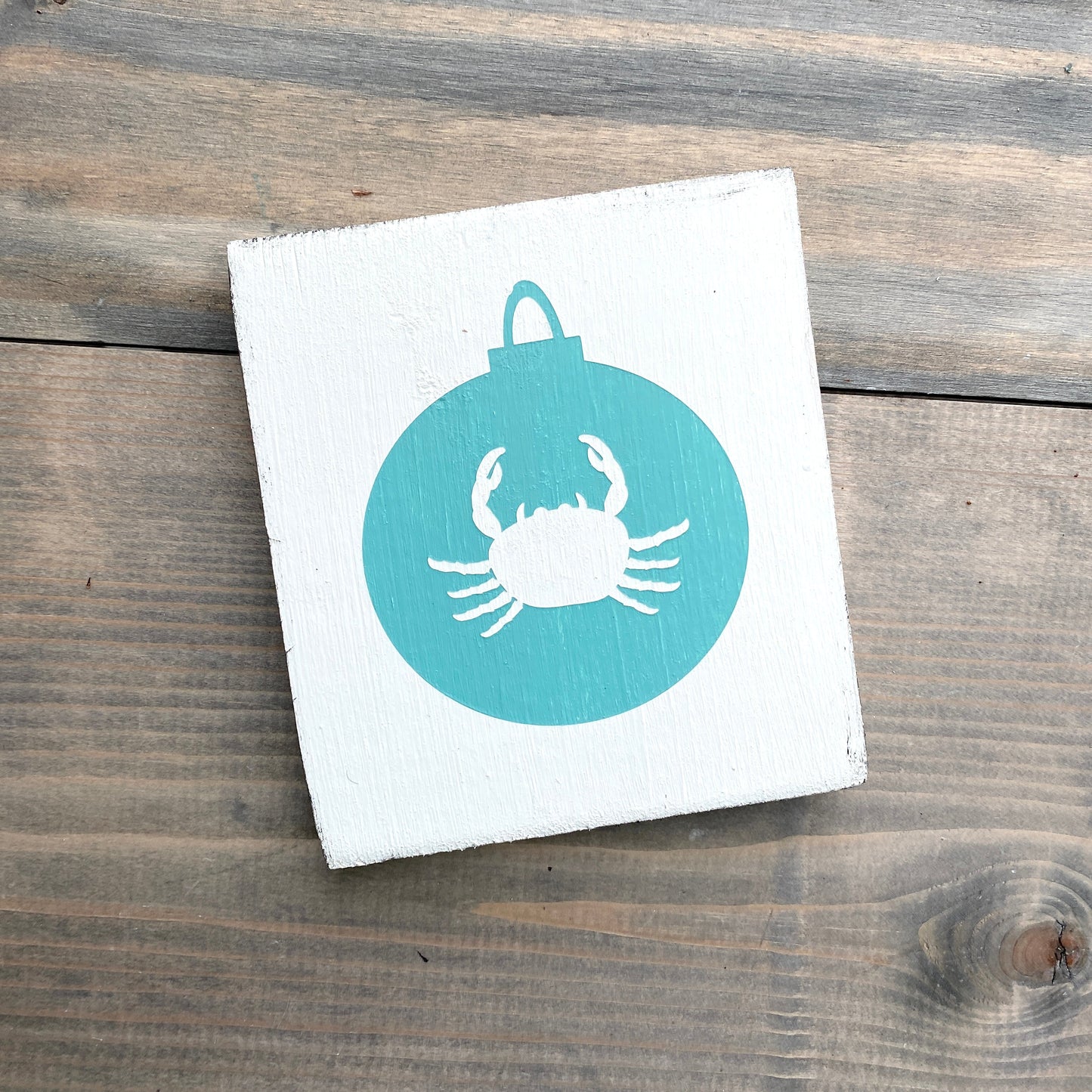 Crab Ornament Sign