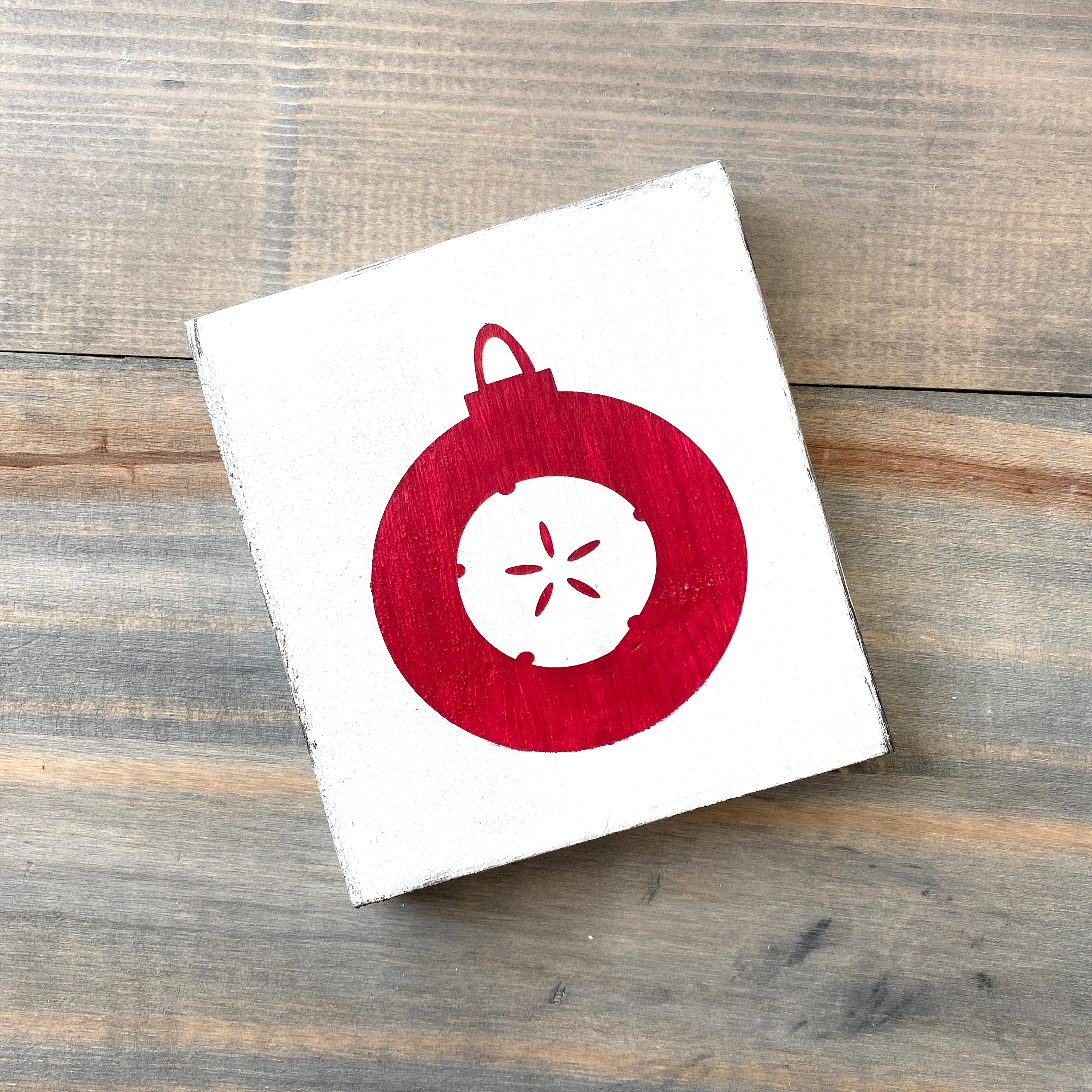 Sand Dollar Ornament Sign