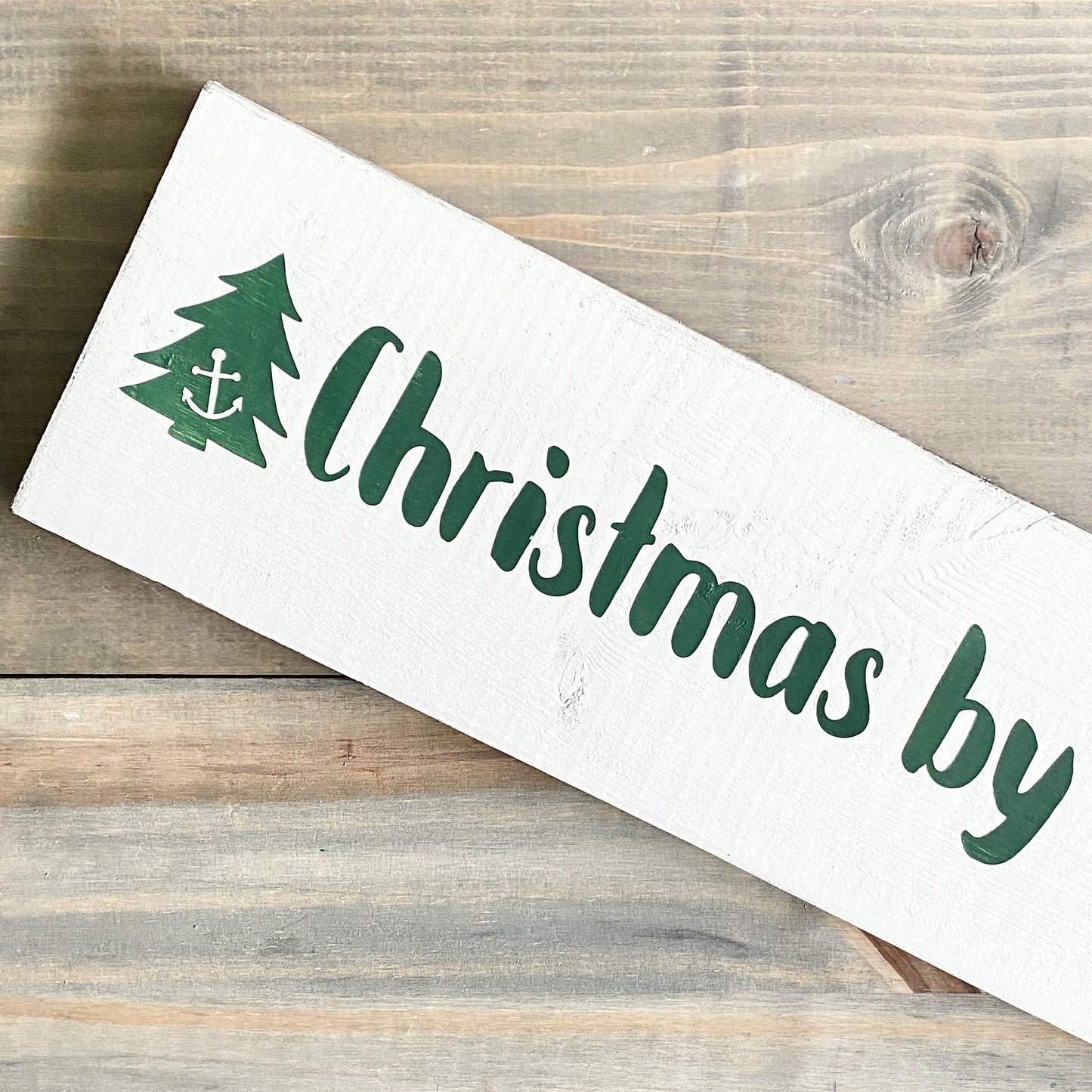 Christmas By The Lake Sign