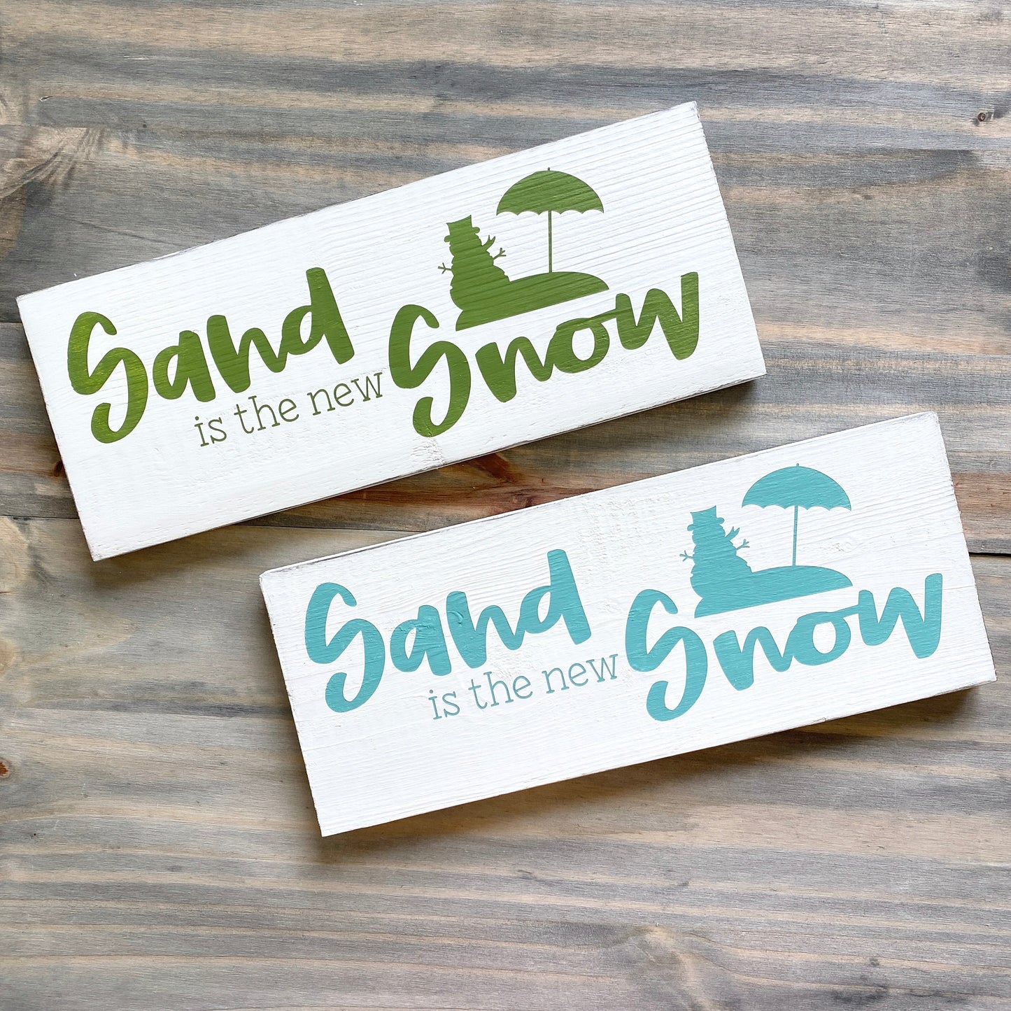 Sand is the new Snow sign