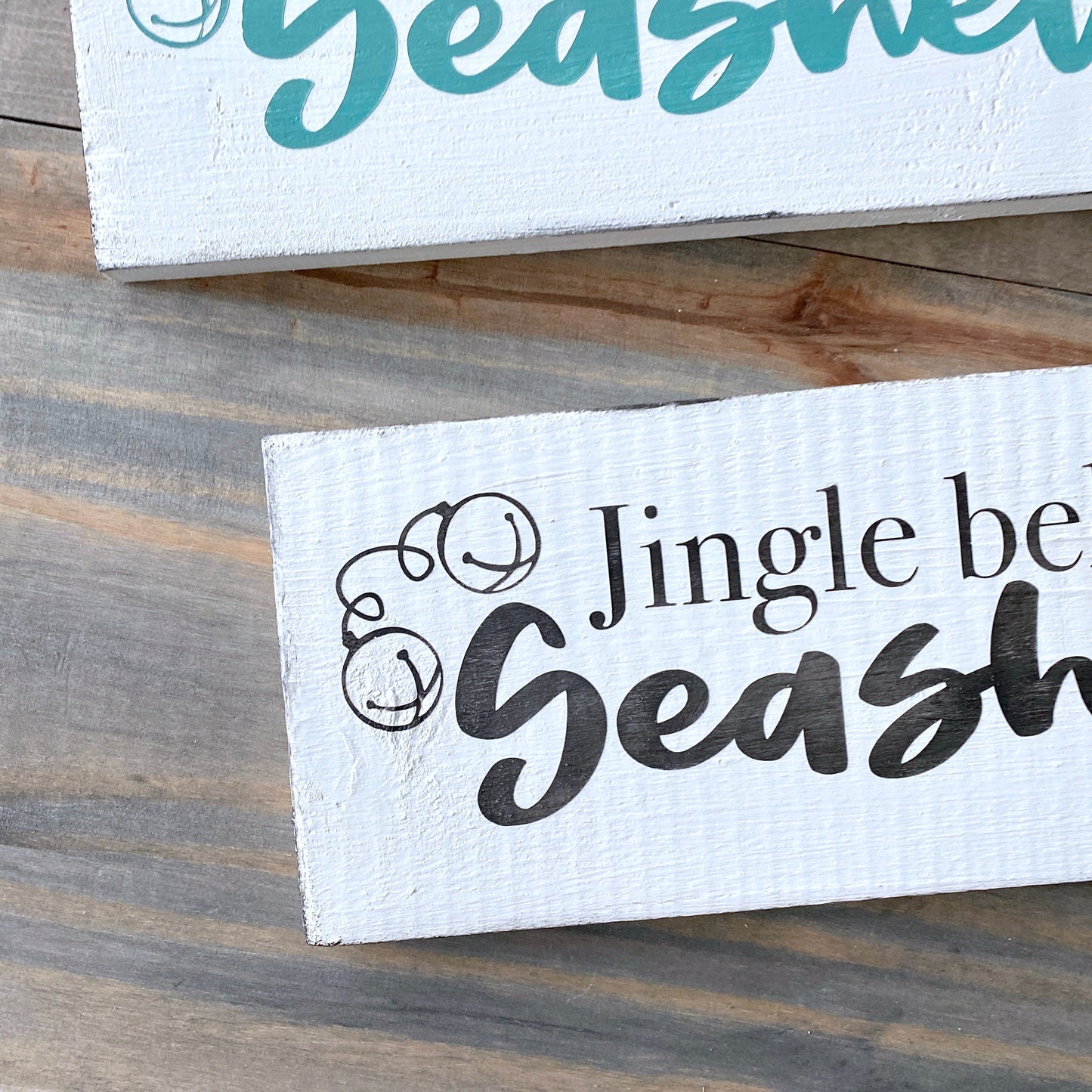 Jingle Bells & Sea Shells Sign